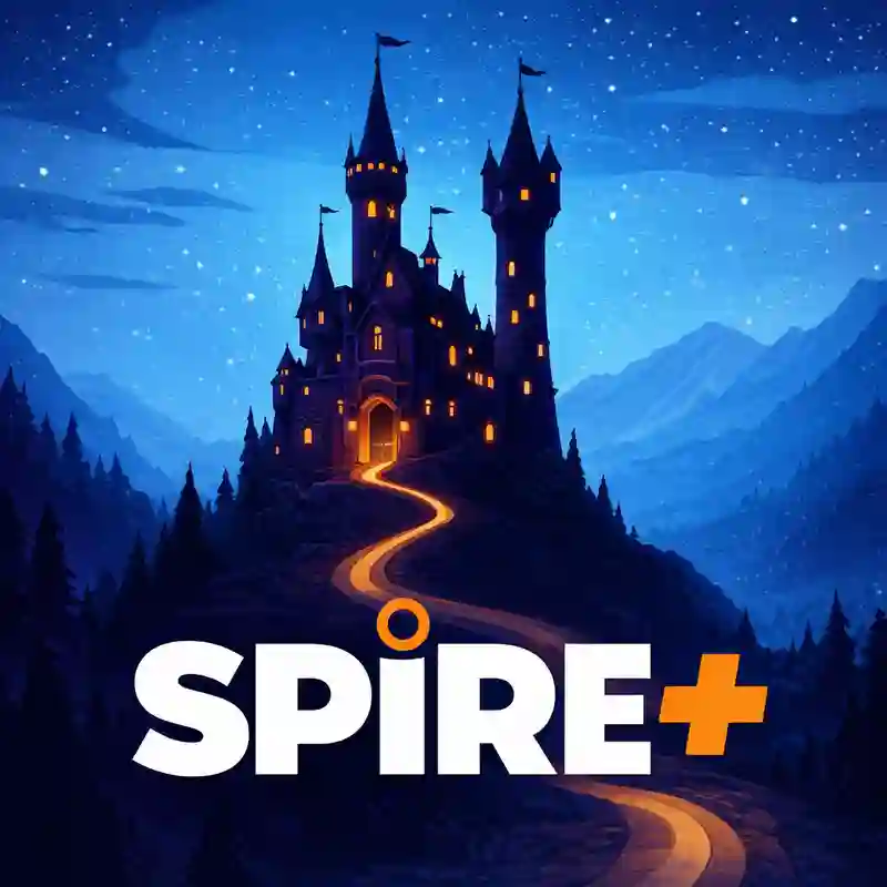 Spire+ Slot Game Logo